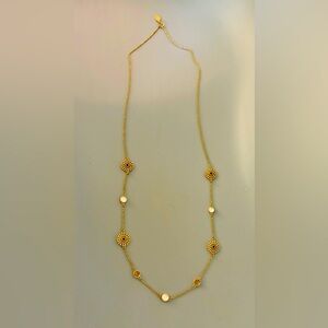 LOFT long gold necklace